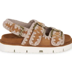 Hot Mou - BIO TWO BUCKLES AND BACK STRAP Marron