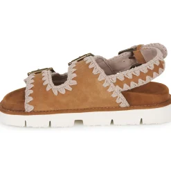 Hot Mou - BIO TWO BUCKLES AND BACK STRAP Marron