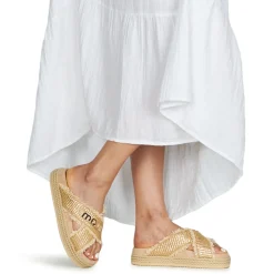 Mou - CRISS-CROSS ROPE SANDAL RAFFIA