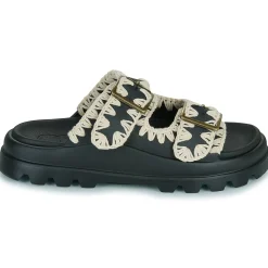 New Mou - EVA ONE-PIECE SLIDE TWO-BUCKLE Noir