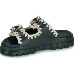 New Mou - EVA ONE-PIECE SLIDE TWO-BUCKLE Noir