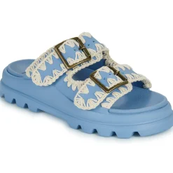 Mou - EVA ONE-PIECE SLIDE TWO-BUCKLE Bleu Clearance