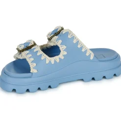 Mou - EVA ONE-PIECE SLIDE TWO-BUCKLE Bleu Clearance
