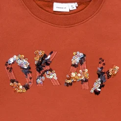 Name it - NKFOCALI LS SWEAT Rouge New