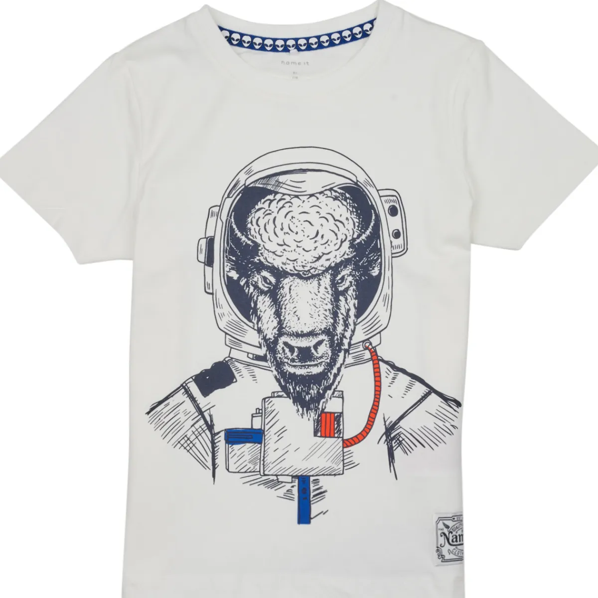 Name it - NKMNADIZA SS TOP PS Blanc Outlet