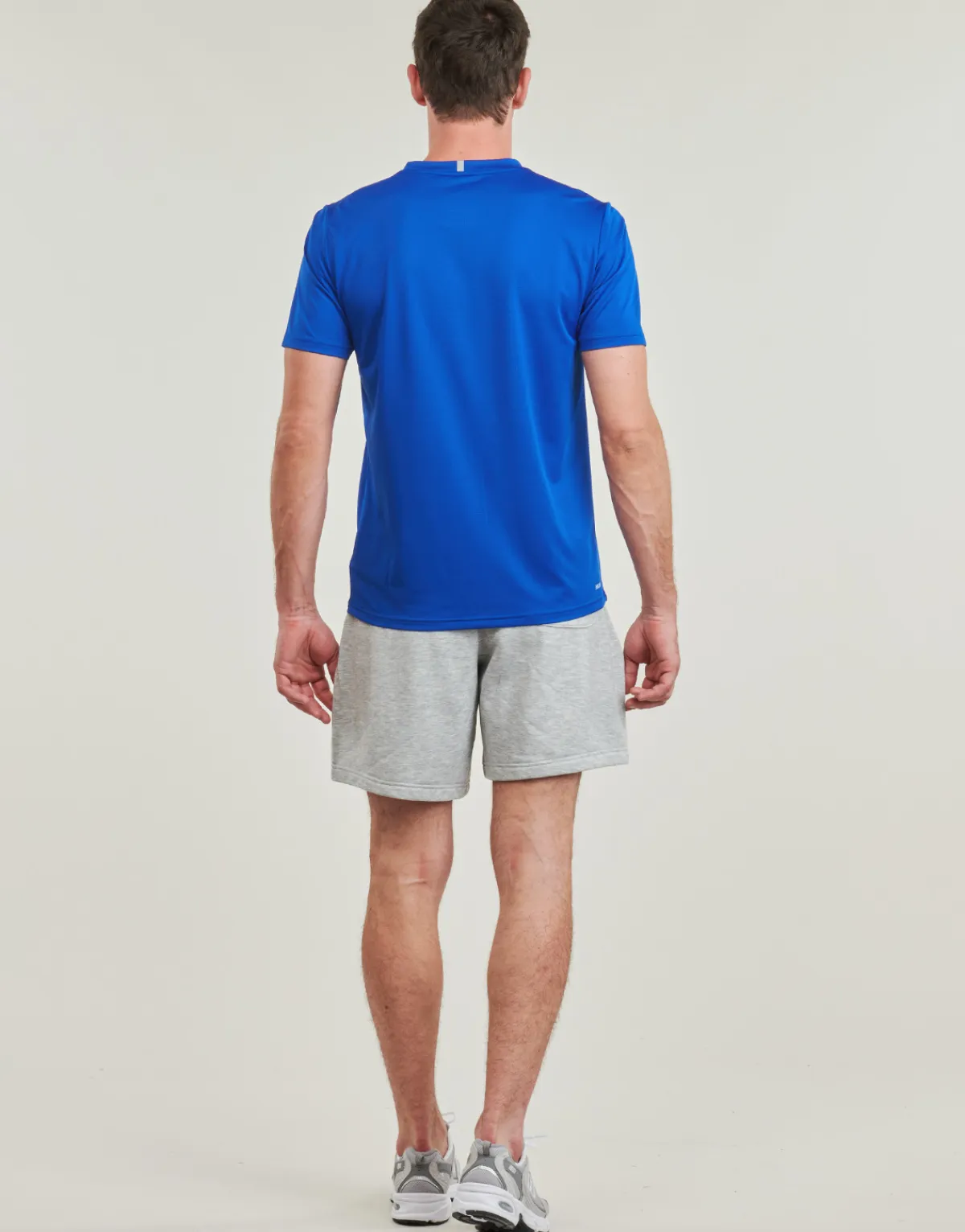 Online New Balance - CORE RUN SHORT SLEEVES Bleu