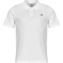 Clearance New Balance - COTTON PIQUE POLO Blanc