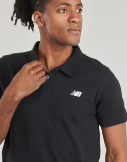 New Balance - COTTON PIQUE POLO Noir New