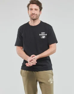 New Balance - ESSENTIALS LOGO T-SHIRT Noir Sale