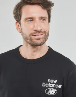 New Balance - ESSENTIALS LOGO T-SHIRT Noir Sale