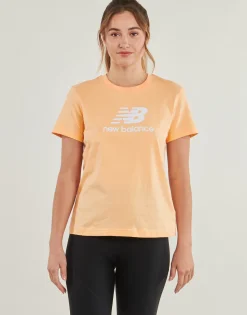 Online New Balance - LOGO JERSEY TEE Corail