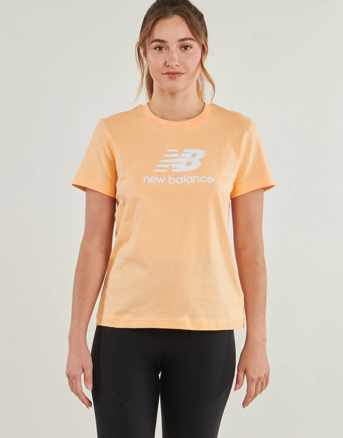 Online New Balance - LOGO JERSEY TEE Corail