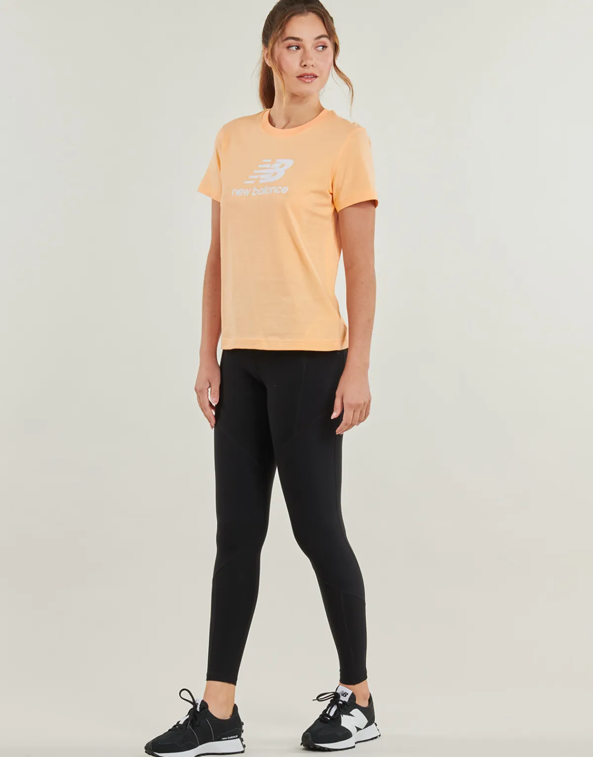 Online New Balance - LOGO JERSEY TEE Corail