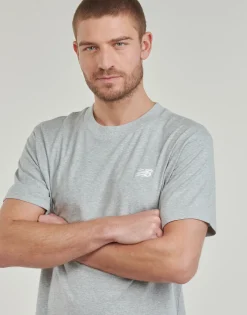 New Balance - SMALL LOGO JERSEY TEE Gris Clearance