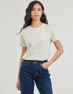 New New Balance - SMALL LOGO T-SHIRT Beige