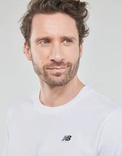 New Balance - SMALL LOGO TEE Blanc Sale