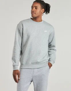 New Balance - Sport Essentials Fleece Crew Gris Discount