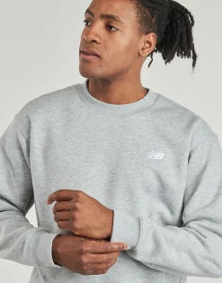 New Balance - Sport Essentials Fleece Crew Gris Discount