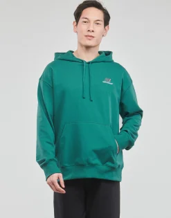 Outlet New Balance - UNI-SSENTIALS FRENCH TERRY HOODIE Vert