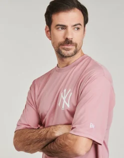 New New-Era - LEAGUE ESSENTIALS TEE NEW YORK YANKEES Rose
