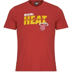 Clearance New-Era - NBA ESSENTIALS TEE MIAMI HEAT Rouge