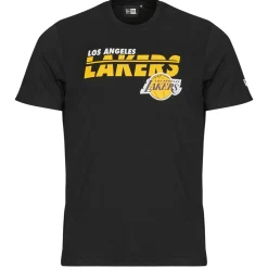 New-Era - NBA ESSENTIALS TEE LOS ANGELES LAKERS Noir Clearance