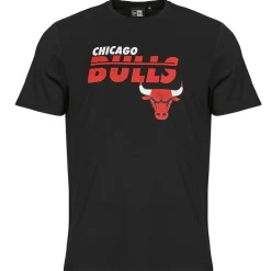 New New-Era - NBA ESSENTIALS TEE CHICAGO BULLS Noir