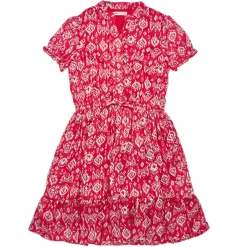 Only - KOGDANIELLA S/S TIE STRING DRESS Rose Clearance