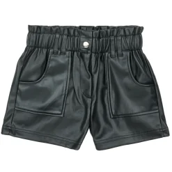 Only - KOGSTEPHANIE FAUX LEATHER SHORTS CS OTW Noir New
