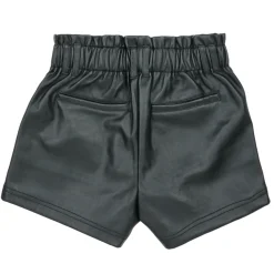 Only - KOGSTEPHANIE FAUX LEATHER SHORTS CS OTW Noir New
