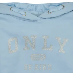 Only - KOGWENDY L/S LOGO HOOD CP SWT