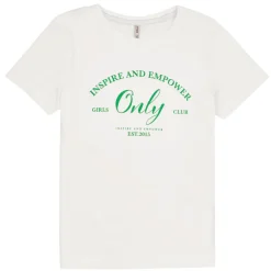 Online Only - KOGWENDY S/S LOGO TOP BOX CP JRS Blanc