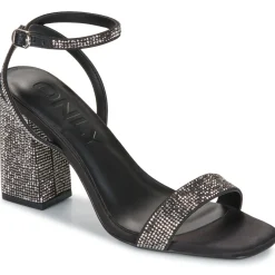 Only - ONLALYX-28 BLING HEELED SANDAL Noir Clearance