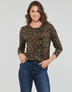 Hot Only - ONLANA L/S AOP TOP CC JRS Marron