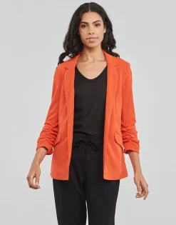 Only - ONLCAROLINA DIANA 3/4 BLAZER CC TLR Rouge Discount
