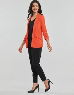 Only - ONLCAROLINA DIANA 3/4 BLAZER CC TLR Rouge Discount