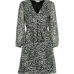 Only - ONLCERA 3/4 SHORT DRESS WVN Léopard Discount