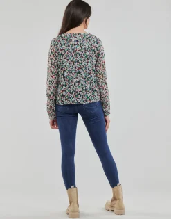 Only - ONLDANIELLE FR L/S V-NECK LUREX TOP PTM Multicolore Online
