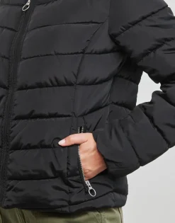 Only - ONLELLAN QUILTED HOOD JACKET CC OTW Noir Hot