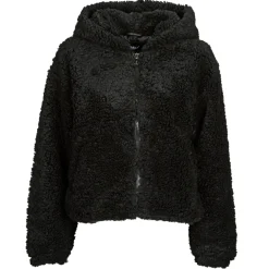 Clearance Only - ONLELLIE SHERPA HOODED JACKET CC  OTW Noir