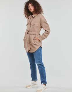 Sale Only - ONLEMMA FREJA SHACKET OTW Marron