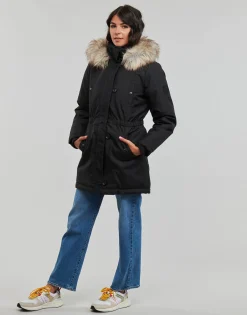 Sale Only - ONLIRIS FUR WINTER PARKA CC 2023 OTW Noir