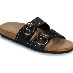 New Only - ONLMAXI-15 PU STUDS BUCKLE SANDAL Noir