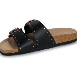 New Only - ONLMAXI-15 PU STUDS BUCKLE SANDAL Noir