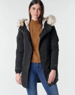 Only - ONLMAY FUR CANVAS PARKA  CC OTW Noir Online
