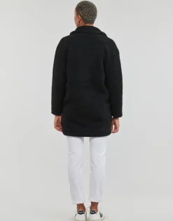 Sale Only - ONLNEWAURELIA SHERPA COAT CC OTW Noir