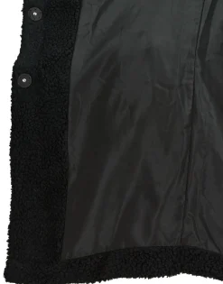 Sale Only - ONLNEWAURELIA SHERPA COAT CC OTW Noir