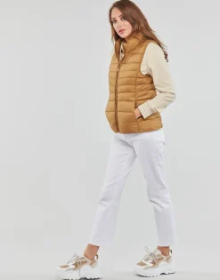 Best Only - ONLNEWCLAIRE QUILTED WAISTCOAT OTW MArron