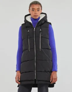 Online Only - ONLNEWNORA PUFFER WAISTCOAT CC OTW Noir