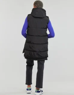 Online Only - ONLNEWNORA PUFFER WAISTCOAT CC OTW Noir